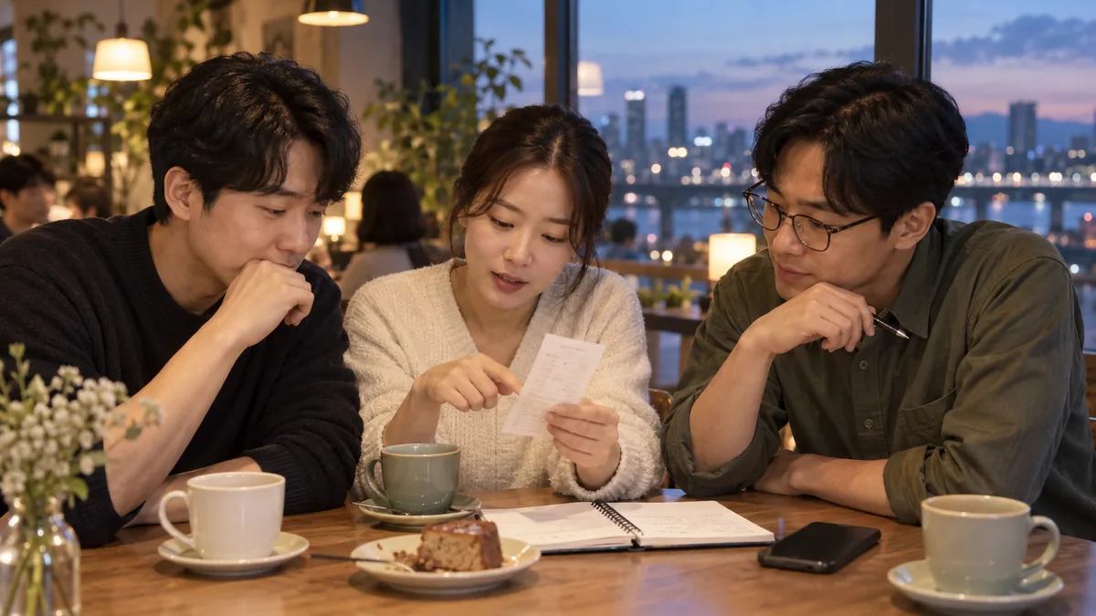 인천 모임 결제 내역, 영수증부터 일행 정산까지 정리하는 법